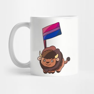 Bisexual Pride Flag Bison Mug